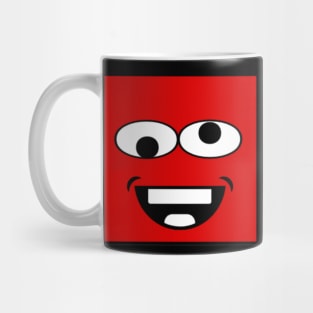 Cute funny cool smiley face retro design Mug